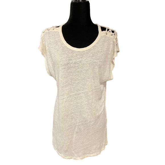IRO 100% linen AMERY top - Picture 1 of 9